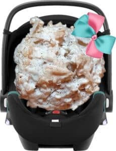 baby snowball cookie macaroon