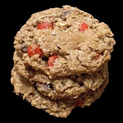 A stack of Krampus cookies