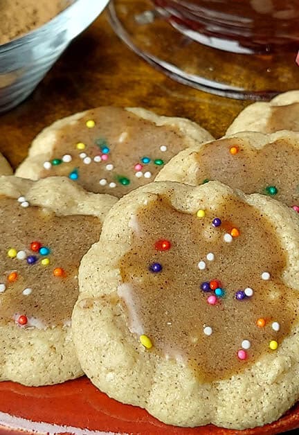 Almond Chai Spritz Cookies